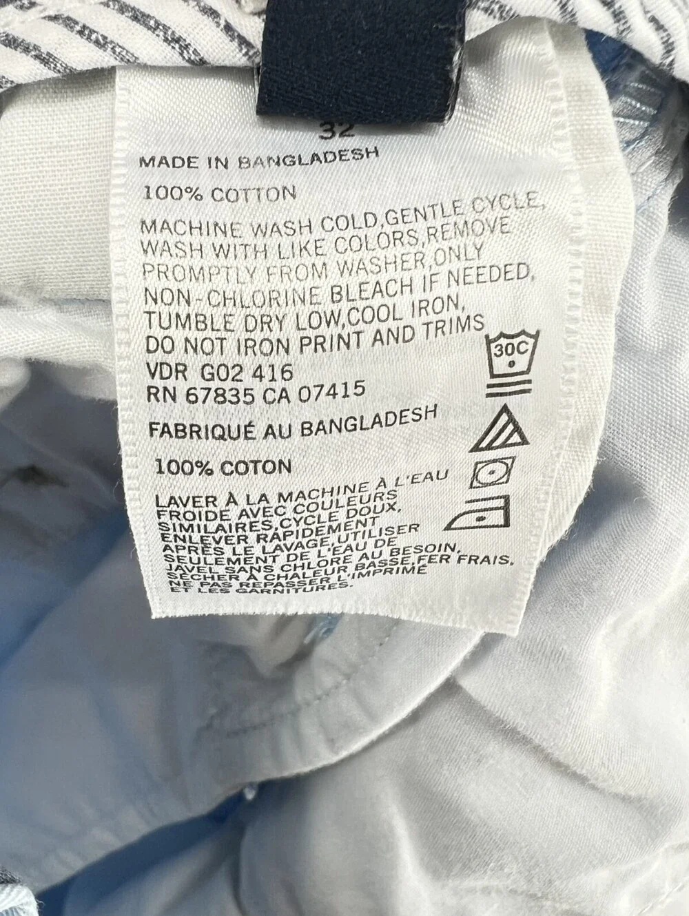 Nautica men's shorts Size 32 (1-48) light blue